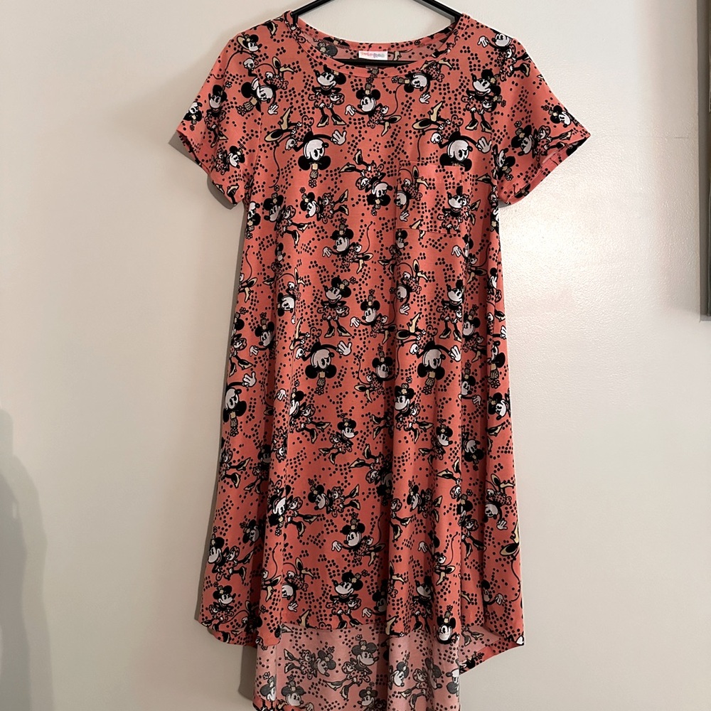 Lularoe Disney Classic T ‎ Minnie Mouse Print Top Polka Dot Dress Xs